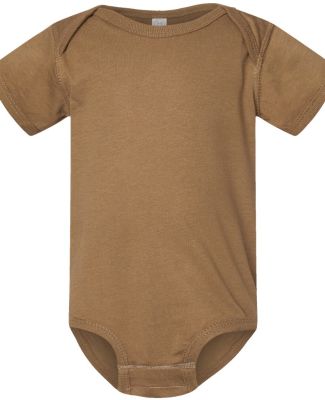 4424 Rabbit Skins Infant Fine Jersey Creeper in Coyote brown