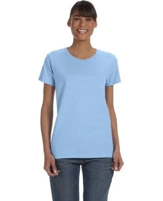 5000L Gildan Missy Fit Heavy Cotton T-Shirt in Light blue