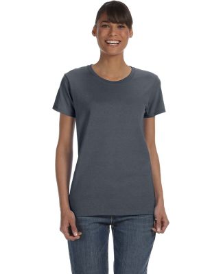 5000L Gildan Missy Fit Heavy Cotton T-Shirt in Dark heather