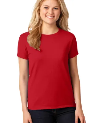 5000L Gildan Missy Fit Heavy Cotton T-Shirt in Red