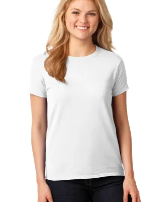 5000L Gildan Missy Fit Heavy Cotton T-Shirt in White