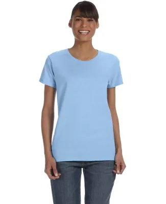 5000L Gildan Missy Fit Heavy Cotton T-Shirt in Light blue