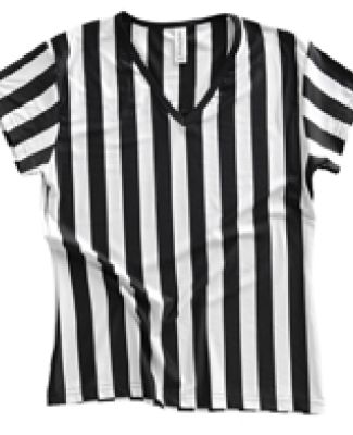 B02 In Your Face Ladies Referee V-Neck White/Black