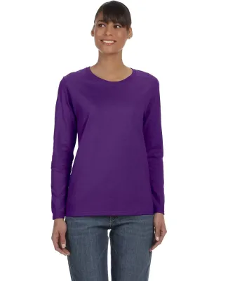 5400L Gildan Missy Fit Heavy Cotton Fit Long-Sleev in Purple