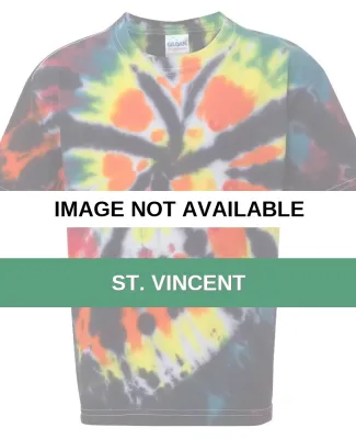 Dynomite 20BTD Tie-Dye Youth Rainbow Cut Spiral Te St. Vincent