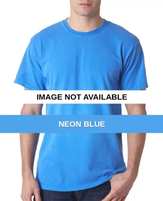 61 Gildan Tie-Dye Adult Neon Solid Pigment-Dyed Te Neon Blue