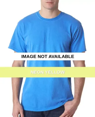 61 Gildan Tie-Dye Adult Neon Solid Pigment-Dyed Te Neon Yellow