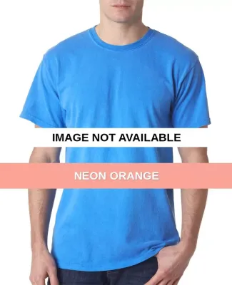 61 Gildan Tie-Dye Adult Neon Solid Pigment-Dyed Te Neon Orange