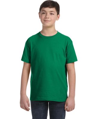 6101 LA T Youth Fine Jersey T-Shirt in Kelly