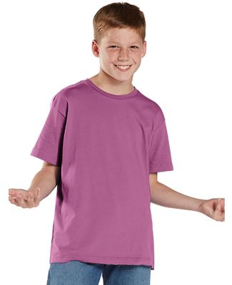 6101 LA T Youth Fine Jersey T-Shirt in Raspberry