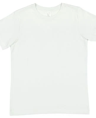 6101 LA T Youth Fine Jersey T-Shirt in Honeydew