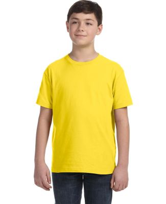 6101 LA T Youth Fine Jersey T-Shirt in Yellow