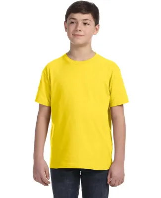 6101 LA T Youth Fine Jersey T-Shirt in Yellow