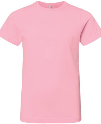 6101 LA T Youth Fine Jersey T-Shirt in Pink