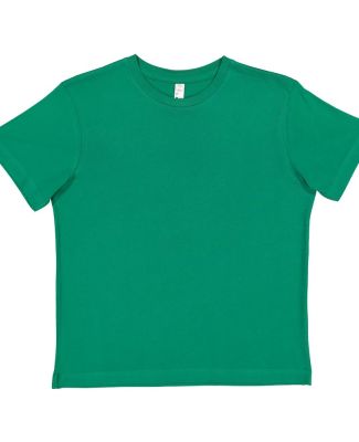 6101 LA T Youth Fine Jersey T-Shirt in Kelly