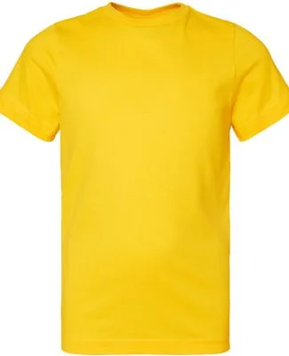 6101 LA T Youth Fine Jersey T-Shirt in Yellow