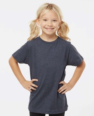 6101 LA T Youth Fine Jersey T-Shirt in Vintage navy