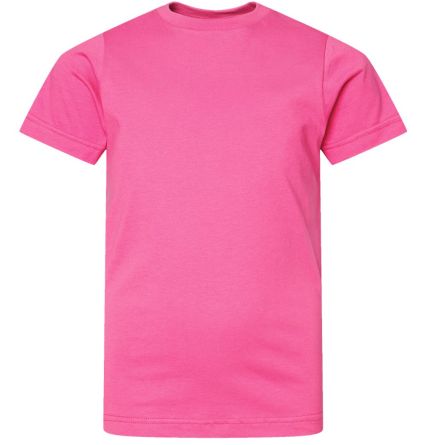 6101 LA T Youth Fine Jersey T-Shirt in Raspberry
