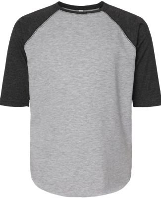6130 LA T Youth Vintage Baseball T-Shirt in Vintage heather/vintage smoke