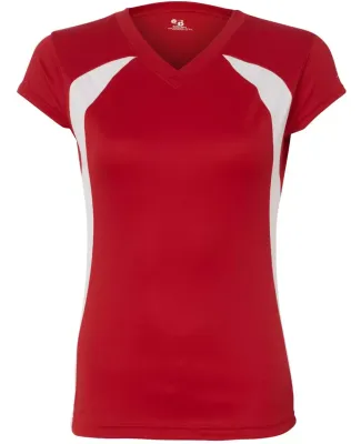 Badger 6161 Ladies Athletic Jersey Red