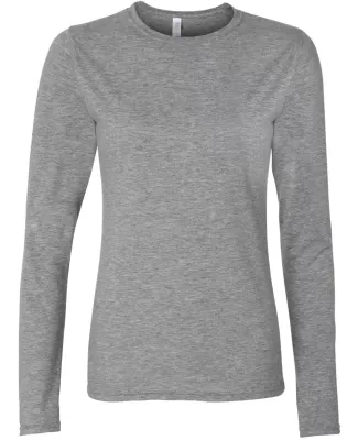 64400L Gildan Junior-Fit Softstyle Long-Sleeve T-S RS SPORT GREY