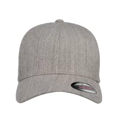 6477 Flexfit in Heather grey