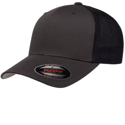 6511 Flexfit in Charcoal/ navy