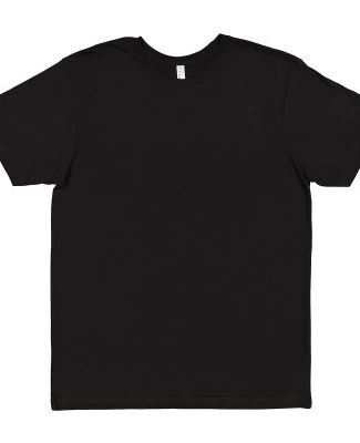 6901 LA T Adult Fine Jersey T-Shirt in Blended black