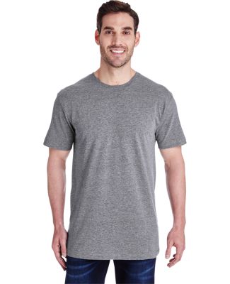 6901 LA T Adult Fine Jersey T-Shirt in Granite heather