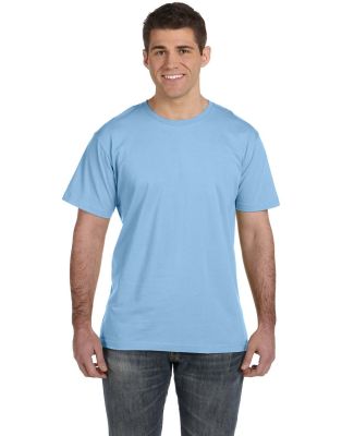 6901 LA T Adult Fine Jersey T-Shirt in Light blue