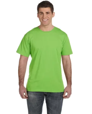 6901 LA T Adult Fine Jersey T-Shirt in Key lime
