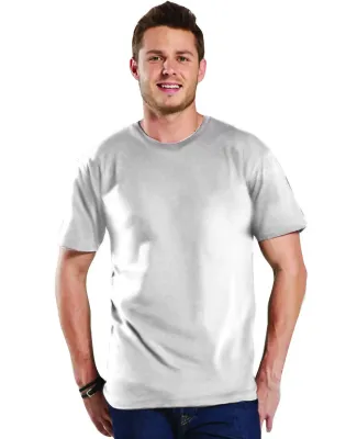 6901 LA T Adult Fine Jersey T-Shirt in Blended white