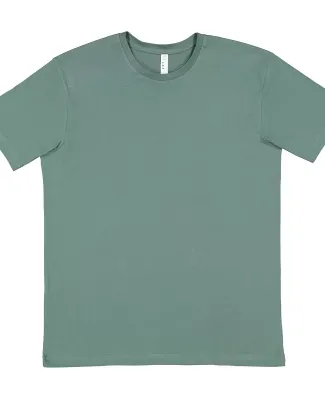 6901 LA T Adult Fine Jersey T-Shirt in Basil