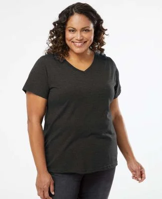 6901 LA T Adult Fine Jersey T-Shirt in Vintage smoke