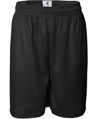 7209 Badger Adult Mesh/Tricot 9-Inch Shorts Black