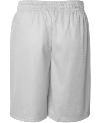 7209 Badger Adult Mesh/Tricot 9-Inch Shorts White