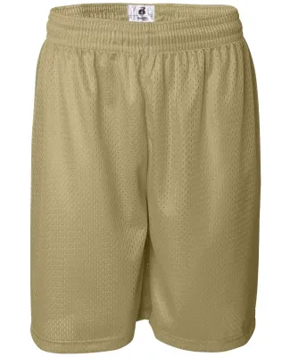 7209 Badger Adult Mesh/Tricot 9-Inch Shorts Vegas Gold