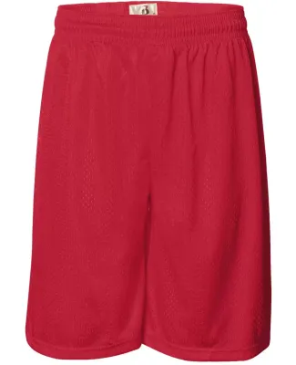 7211 Badger Adult Mesh/Tricot 11-Inch Shorts Red
