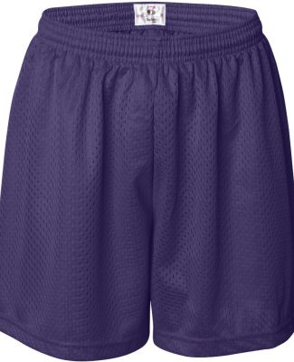 7216 Badger Ladies' Mesh/Tricot 5-Inch Shorts in Purple