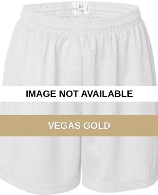 7216 Badger Ladies' Mesh/Tricot 5-Inch Shorts Vegas Gold