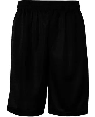 7219 Badger Adult Mesh Shorts With Pockets Black