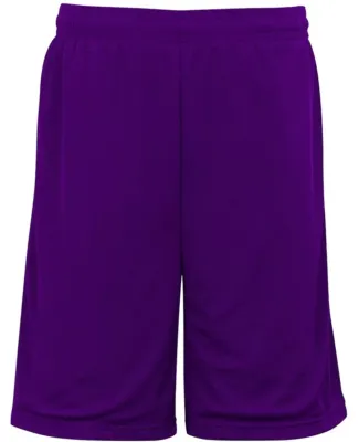 7219 Badger Adult Mesh Shorts With Pockets Purple