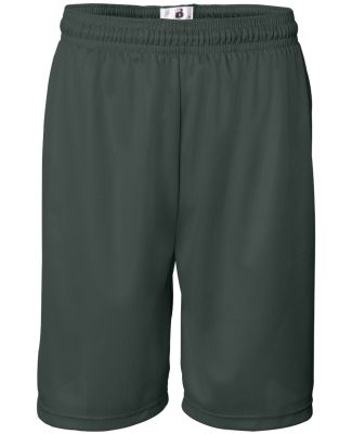 7239 Badger Adult Mini-Mesh 9-Inch Shorts in Forest