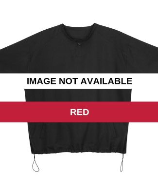 7617 Badger Warm-Up Short-Sleeve Windshirt Red