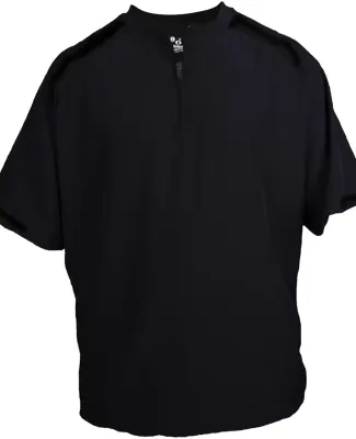 7632 Badger Competitor Short Sleeve Pullover in Black