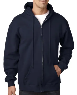 900 Bayside Adult Hooded Full-Zip Blended Fleece NAVY