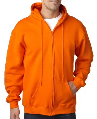 900 Bayside Adult Hooded Full-Zip Blended Fleece BRIGHT ORANGE