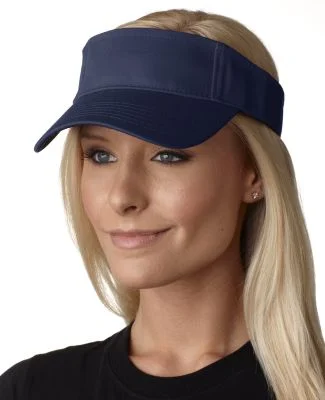 AC101 Adams Ace Vat-Dyed Twill Visor in Navy