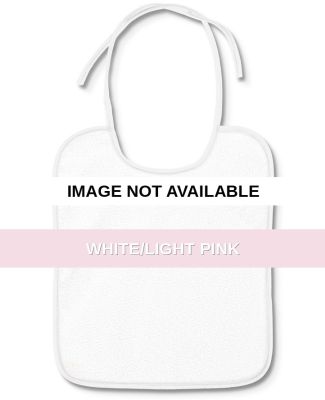 B12 One-2-Wear Terry-Velour Feeding Bib White/Light Pink