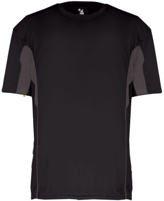 2147 Badger Drive Youth Short Sleeve Tee Black/ Graphite